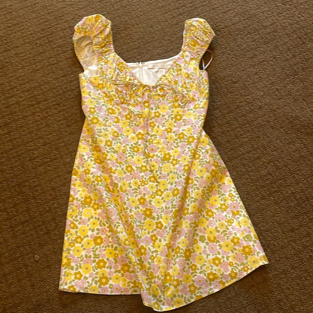 Fun 70s Themed Floral Dress!